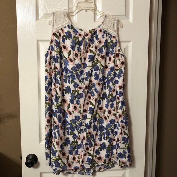 NWT! Kori America Dress/Sleepwear Size Medium Floral Print - Picture 4 of 5
